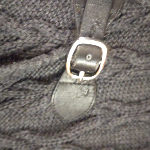 Calvin Klein Black Cable Knit Dress - Picture 3 of 7